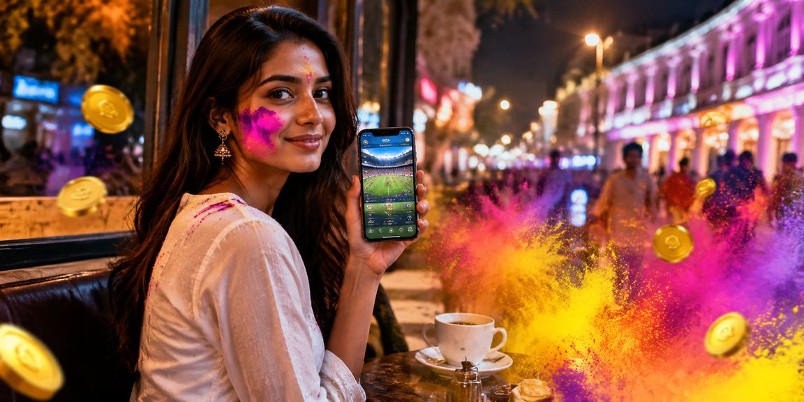 Football betting during Holi festival in Delhi