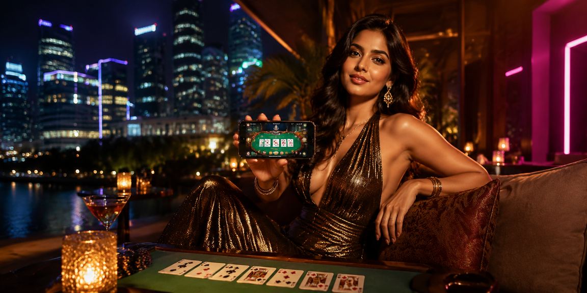 Player logging into Andar Bahar game on mobile in India